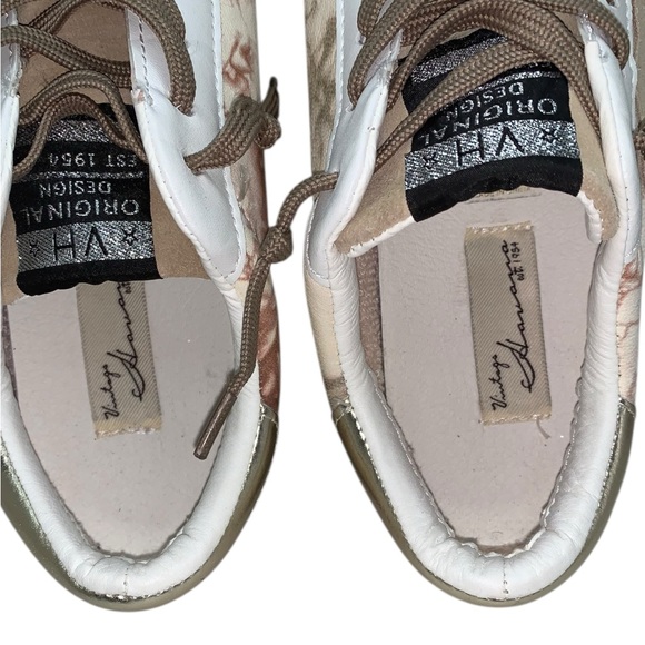 Vintage Havana Nelly Women’s 7.5 Taupe Marble Mix Sneakers Casual Star Design - Picture 4 of 16